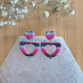 Serape Heart Dangles