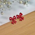 Red Bow Studs