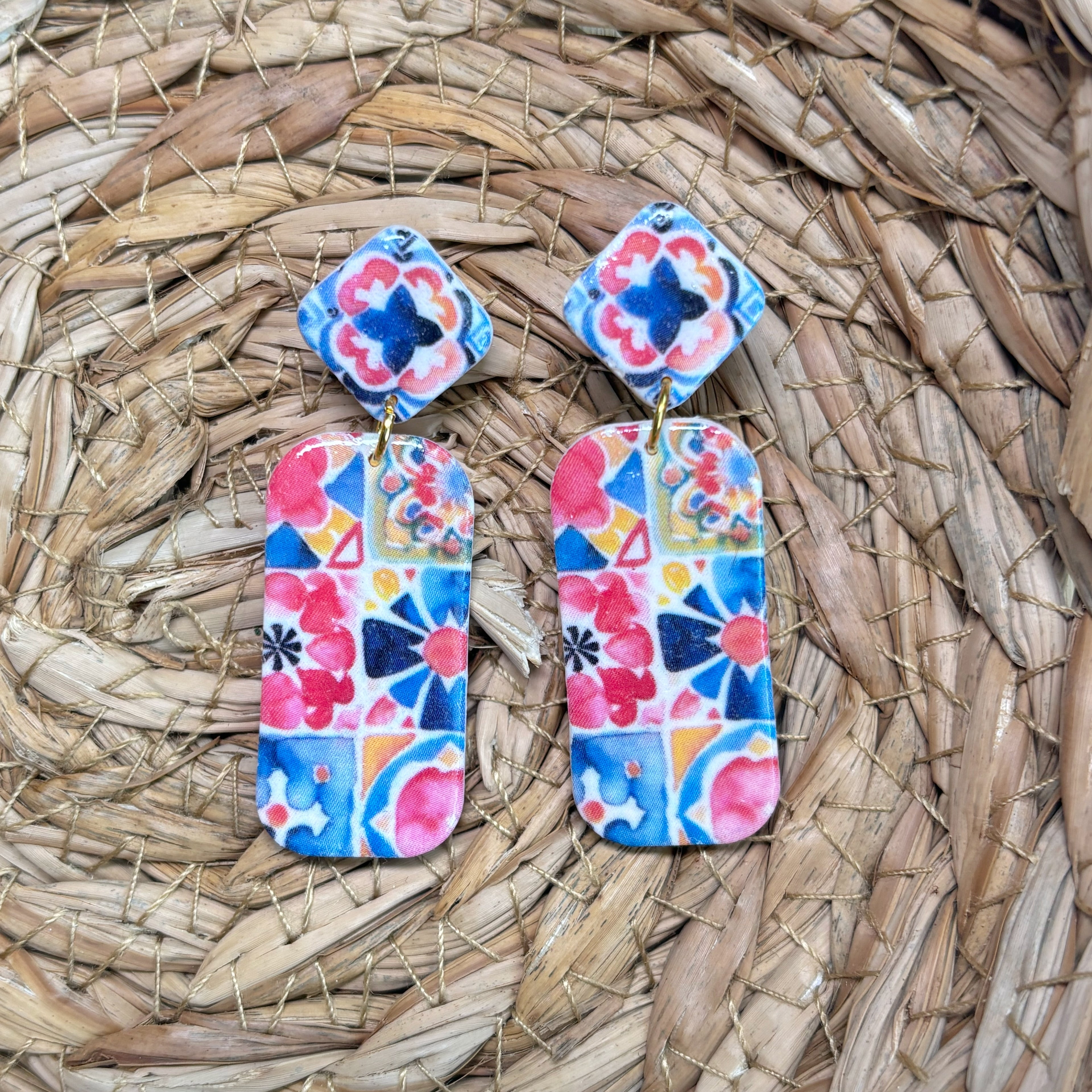 Long Tile Dangles