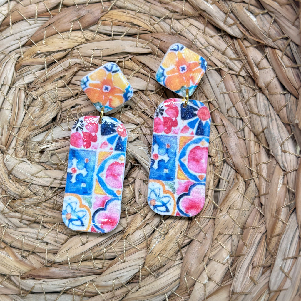 Long Tile Dangles