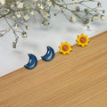 Sun & Moon Stud Duo