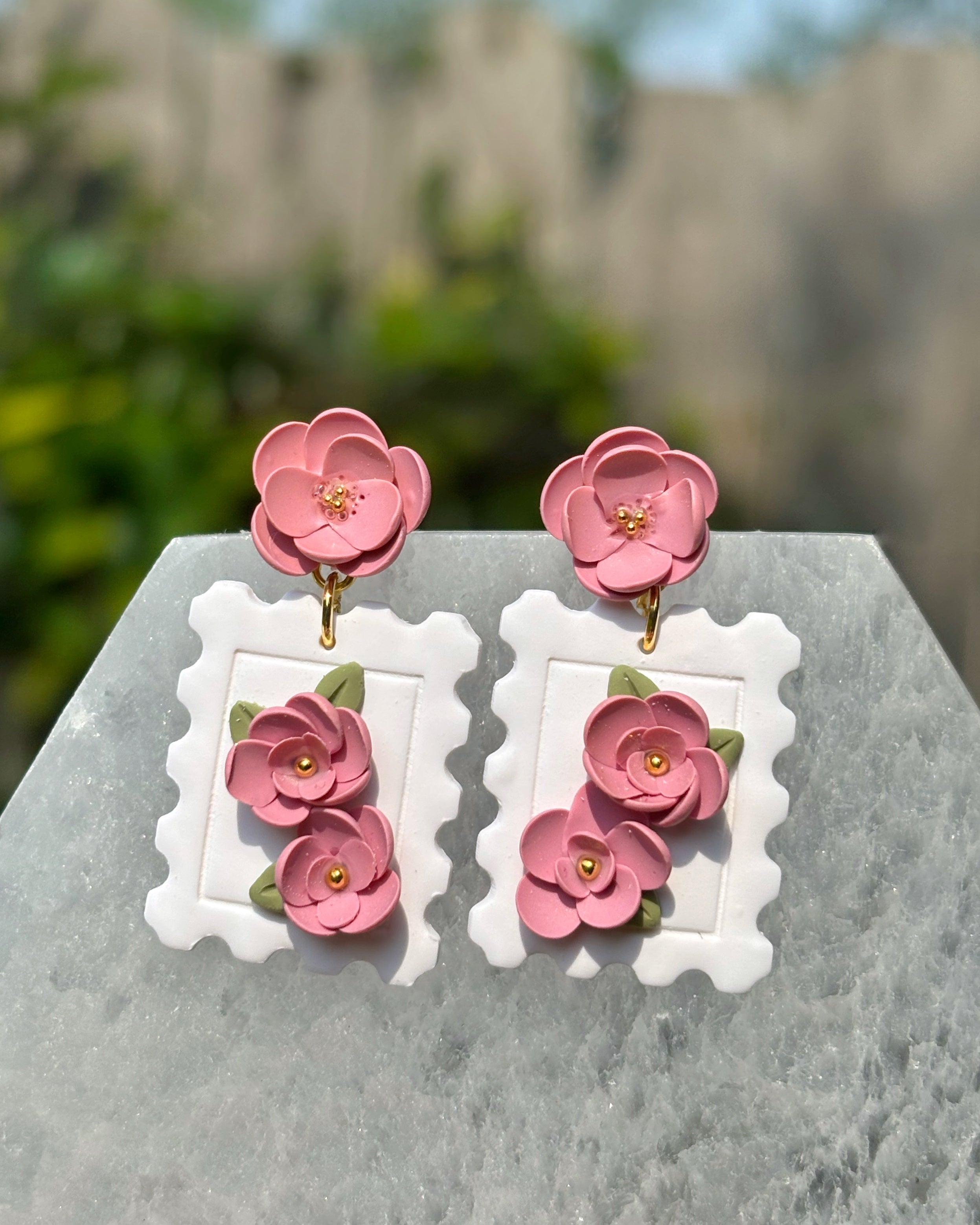 Floral Stamp Dangles