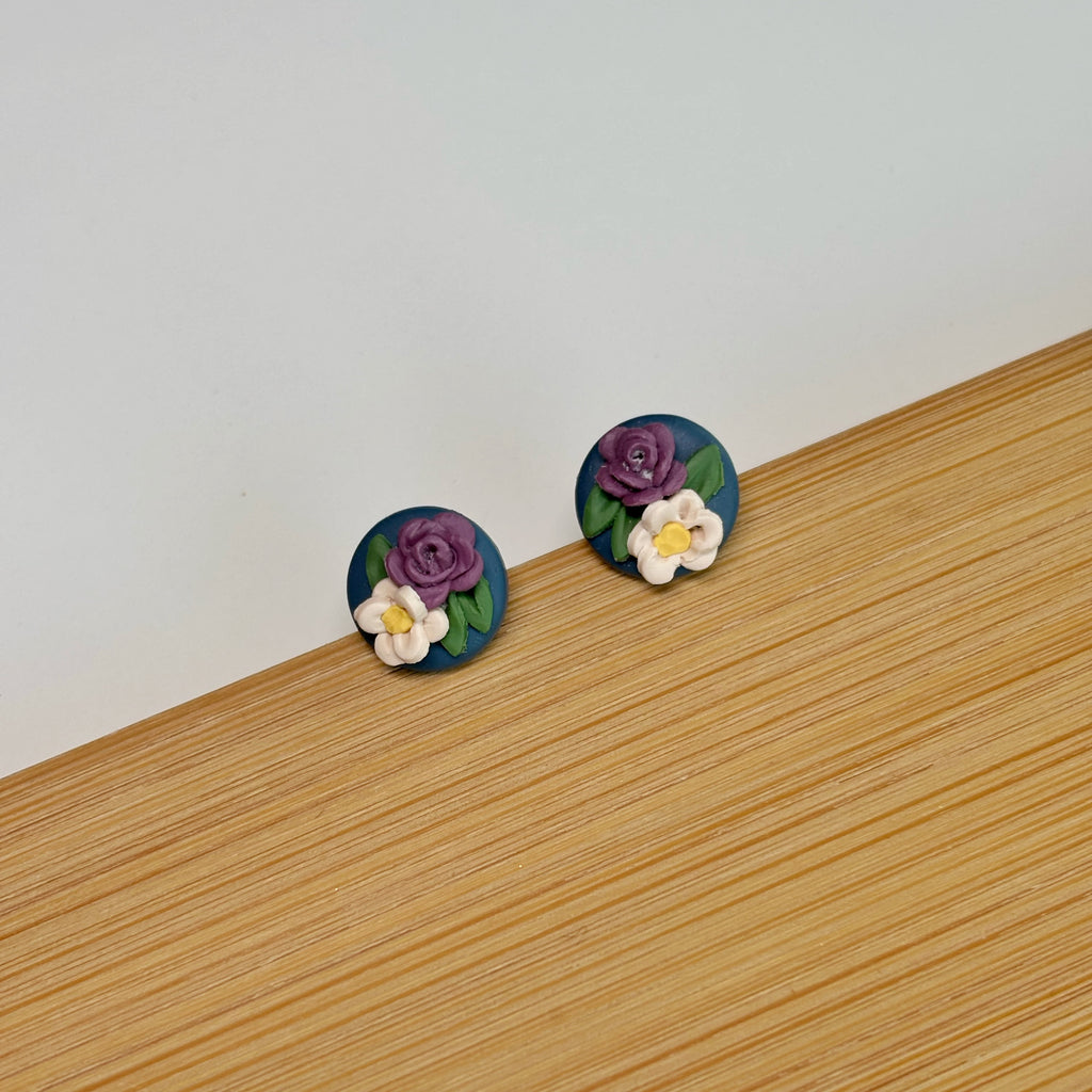 Tiny Floral Studs