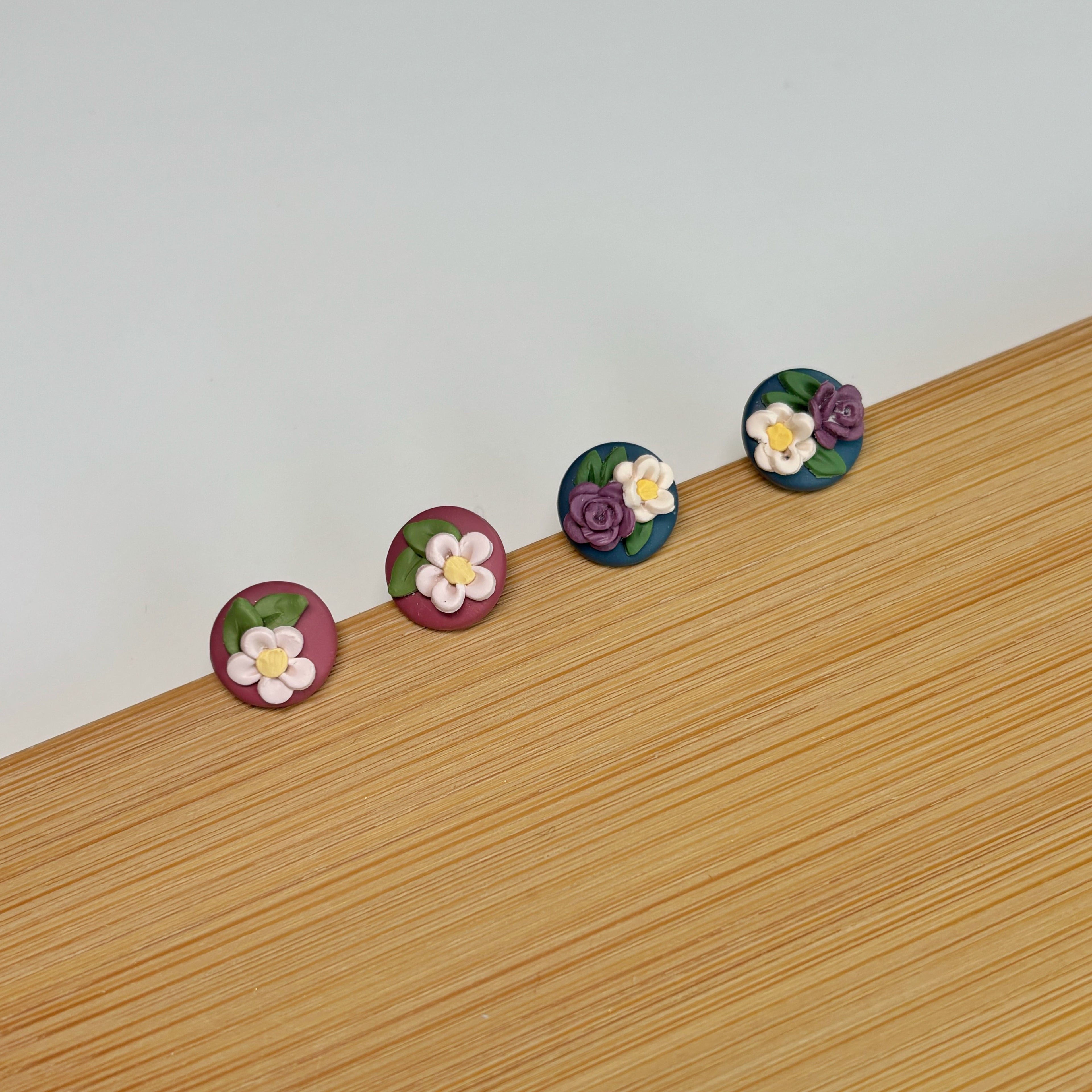 Tiny Floral Studs