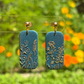 Gilded Floral Dangles