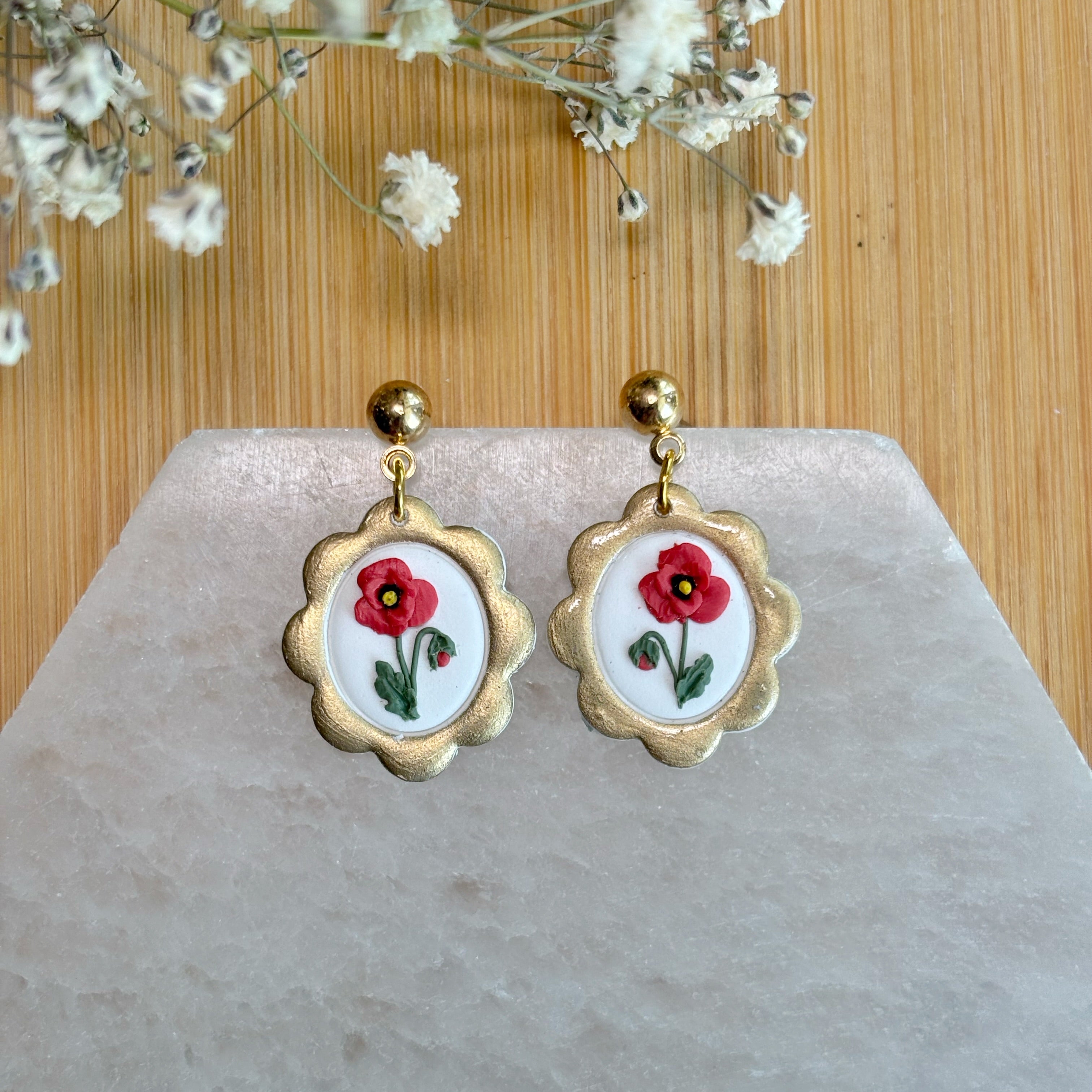 Birth Flower Dangles