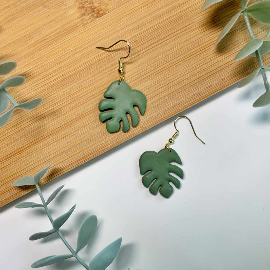 Monstera Leaf Dangles