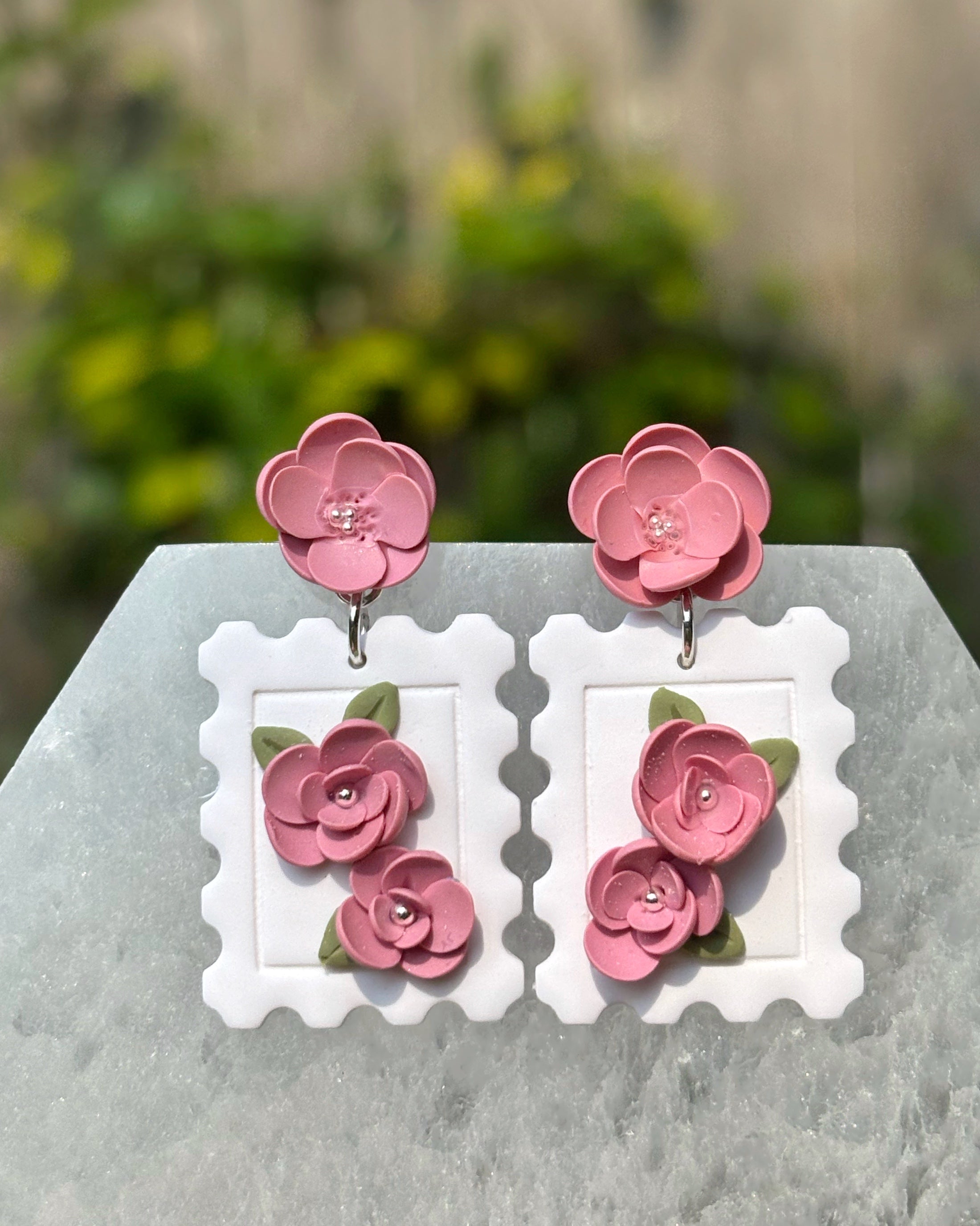 Floral Stamp Dangles