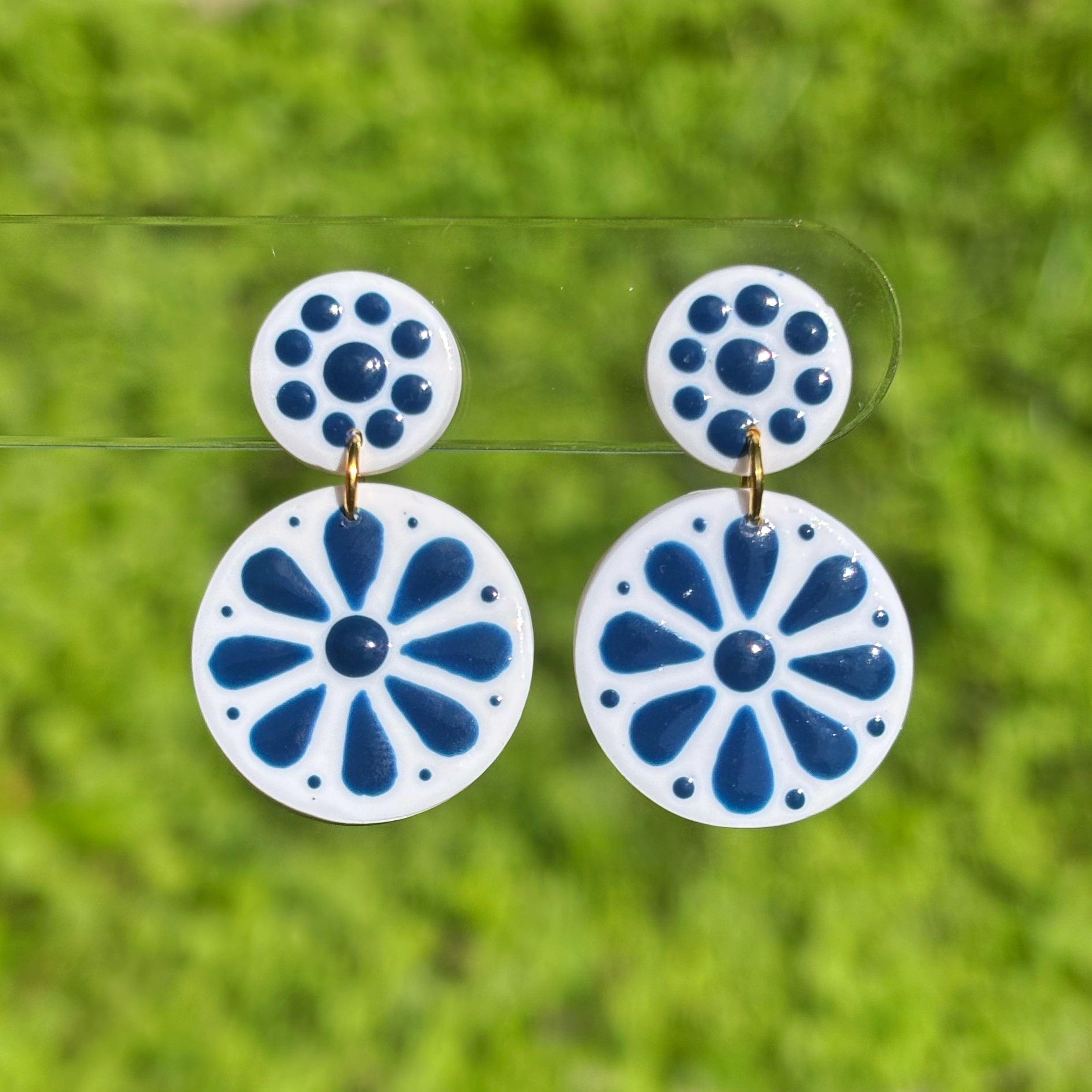 Talavera Circle Dangles