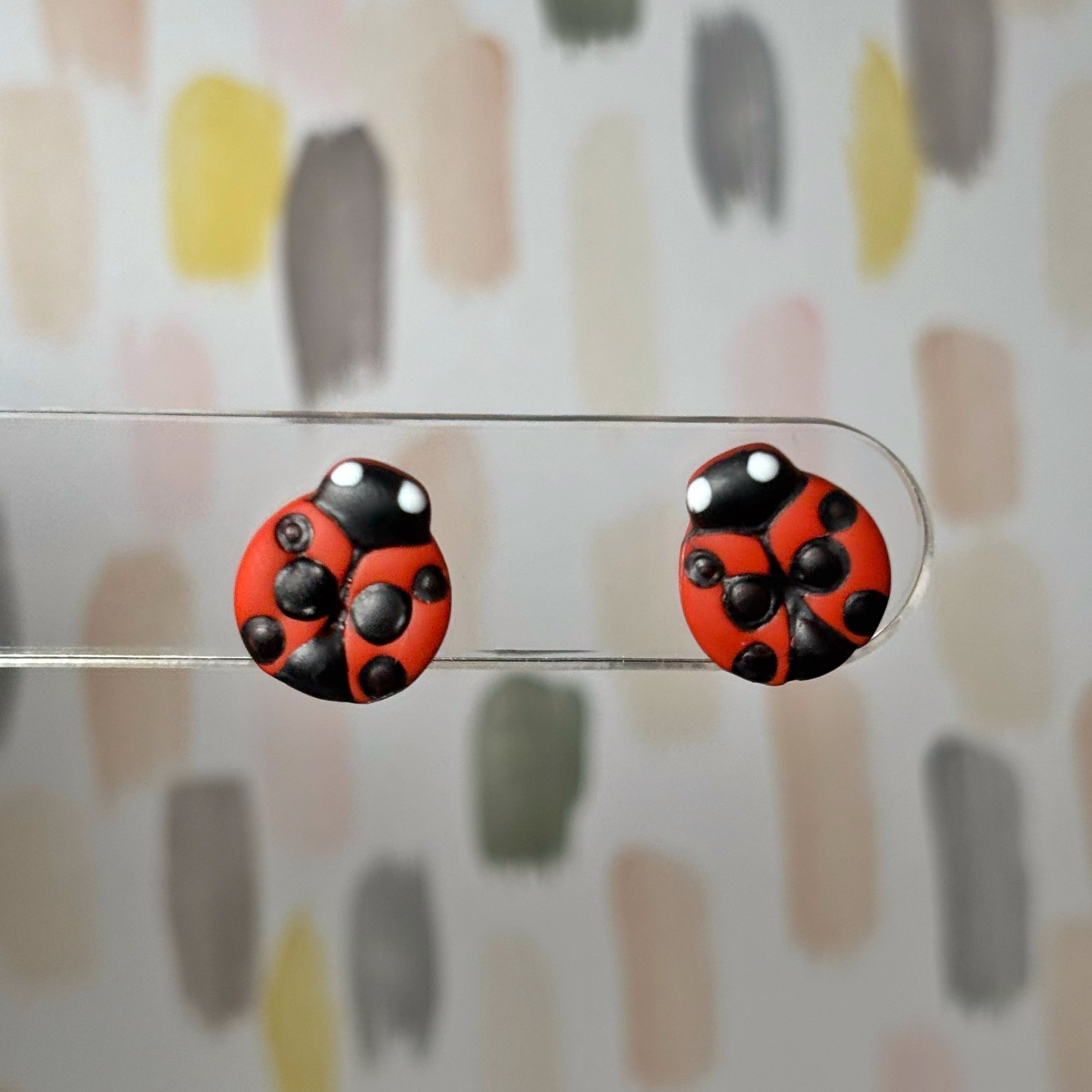 Ladybug Studs