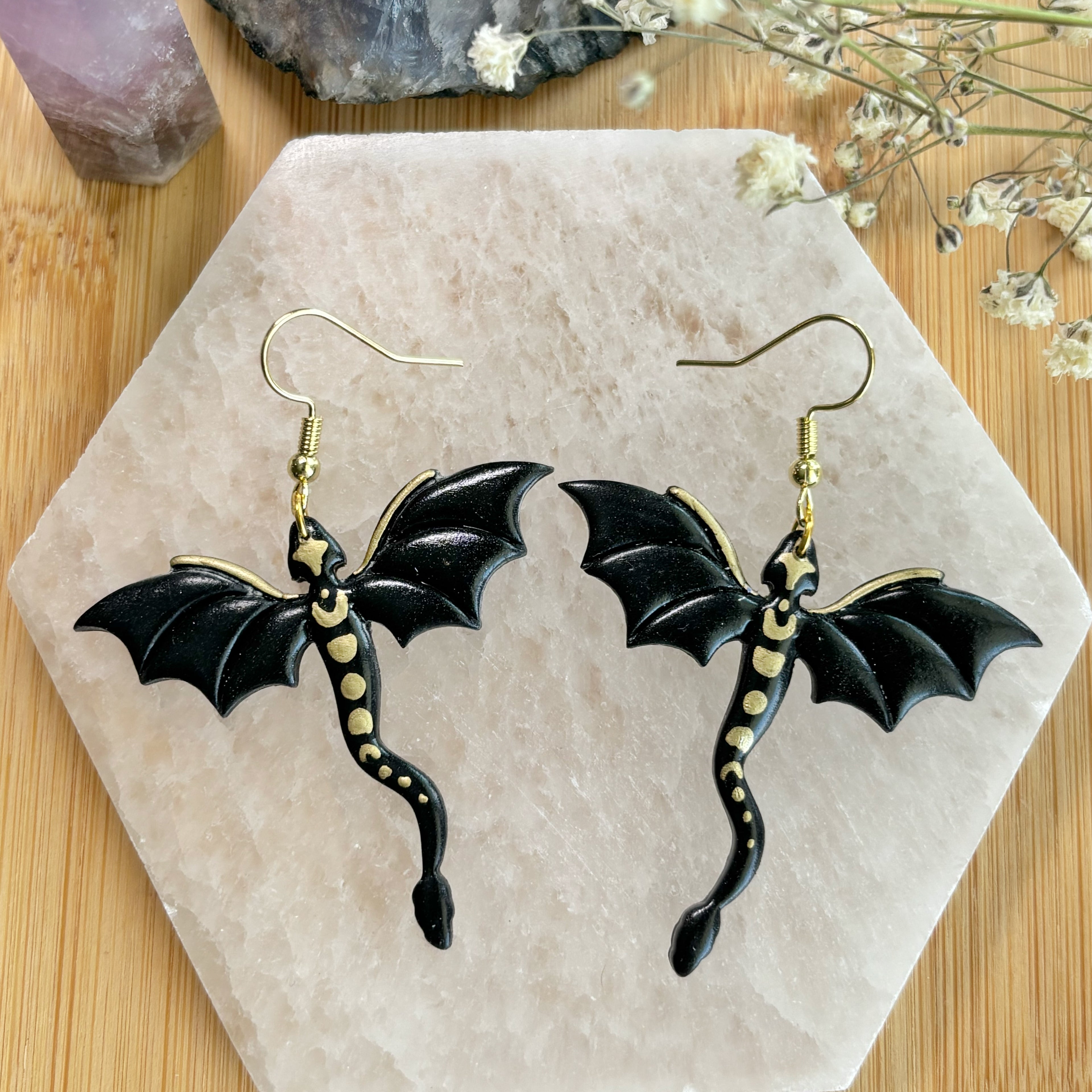 Moon Dragon Dangles
