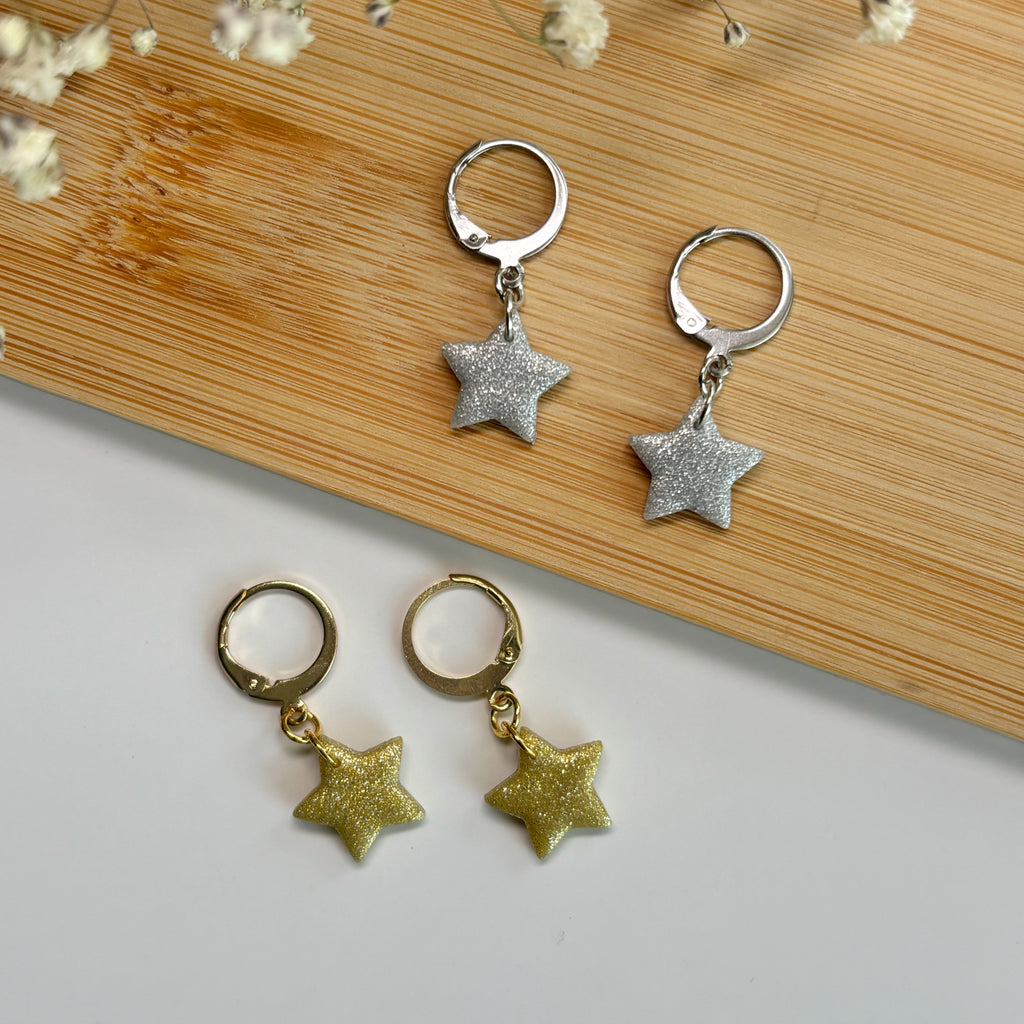 Sparkly Star Dangles
