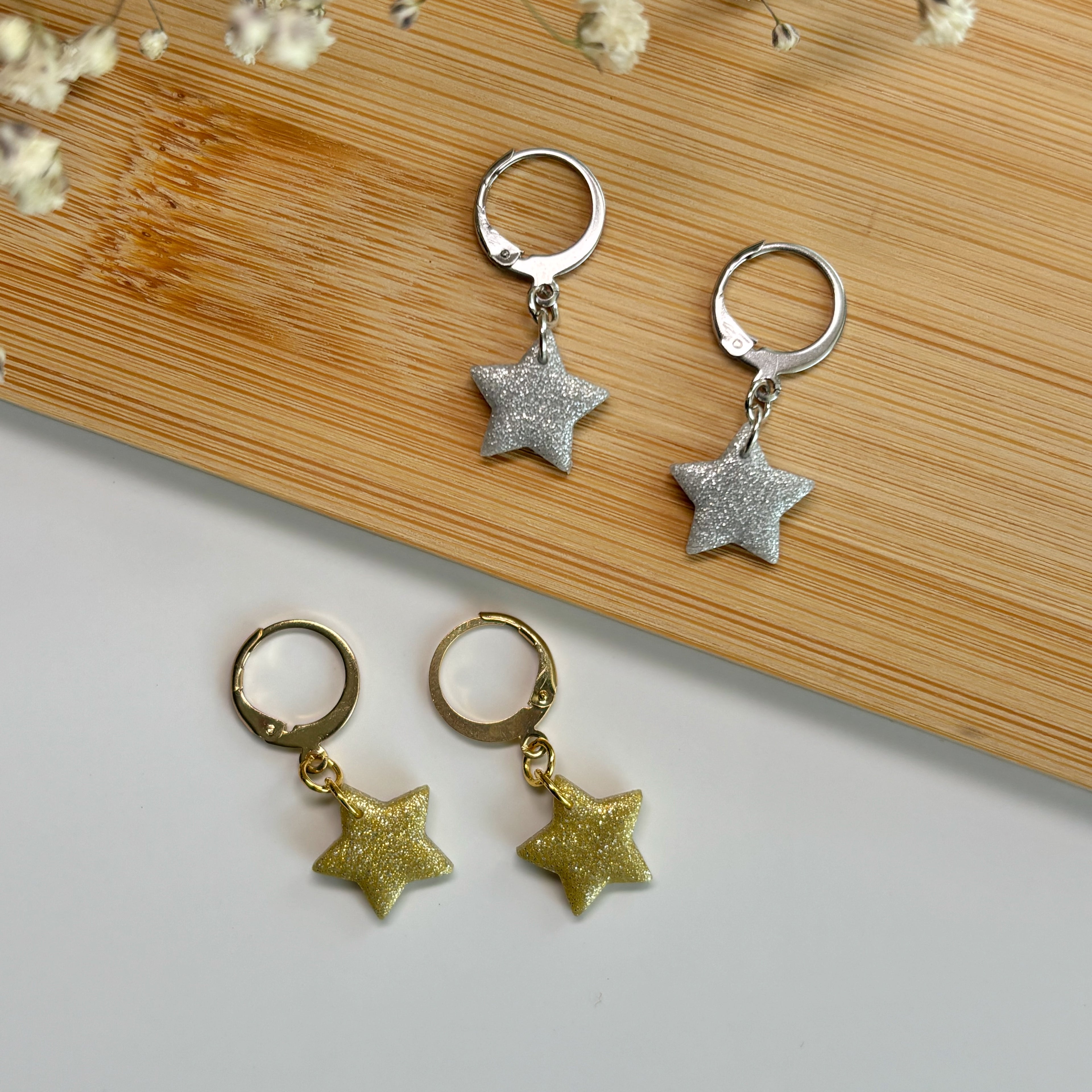 Sparkly Star Dangles