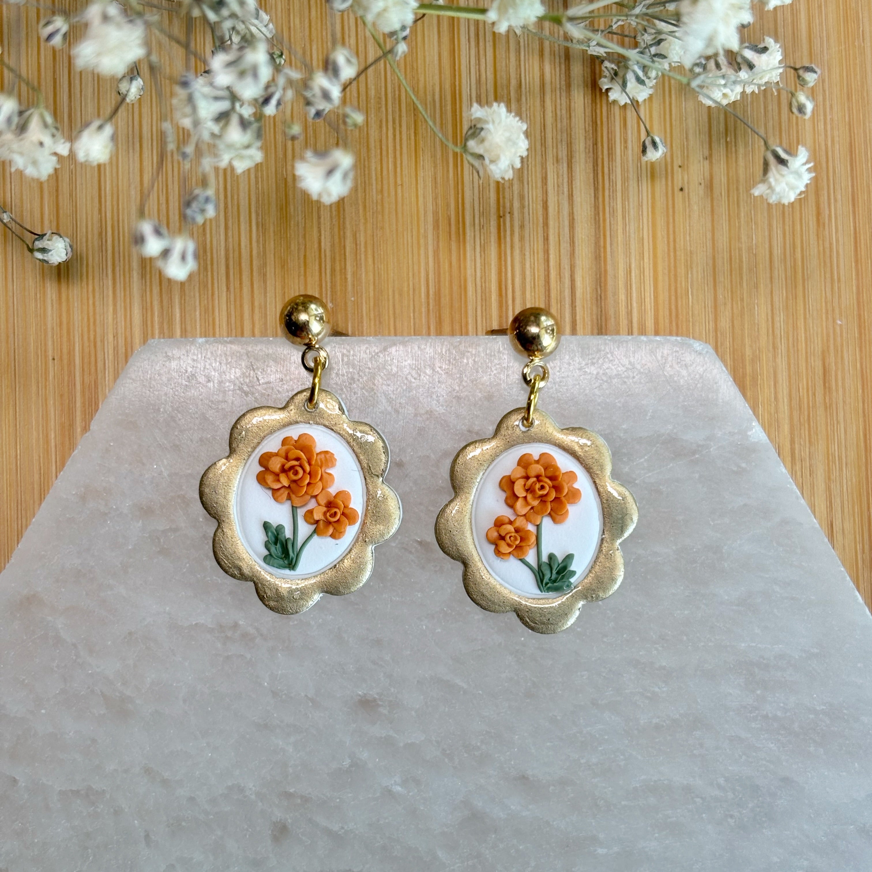Birth Flower Dangles