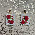 Large Floral Stamp Dangles