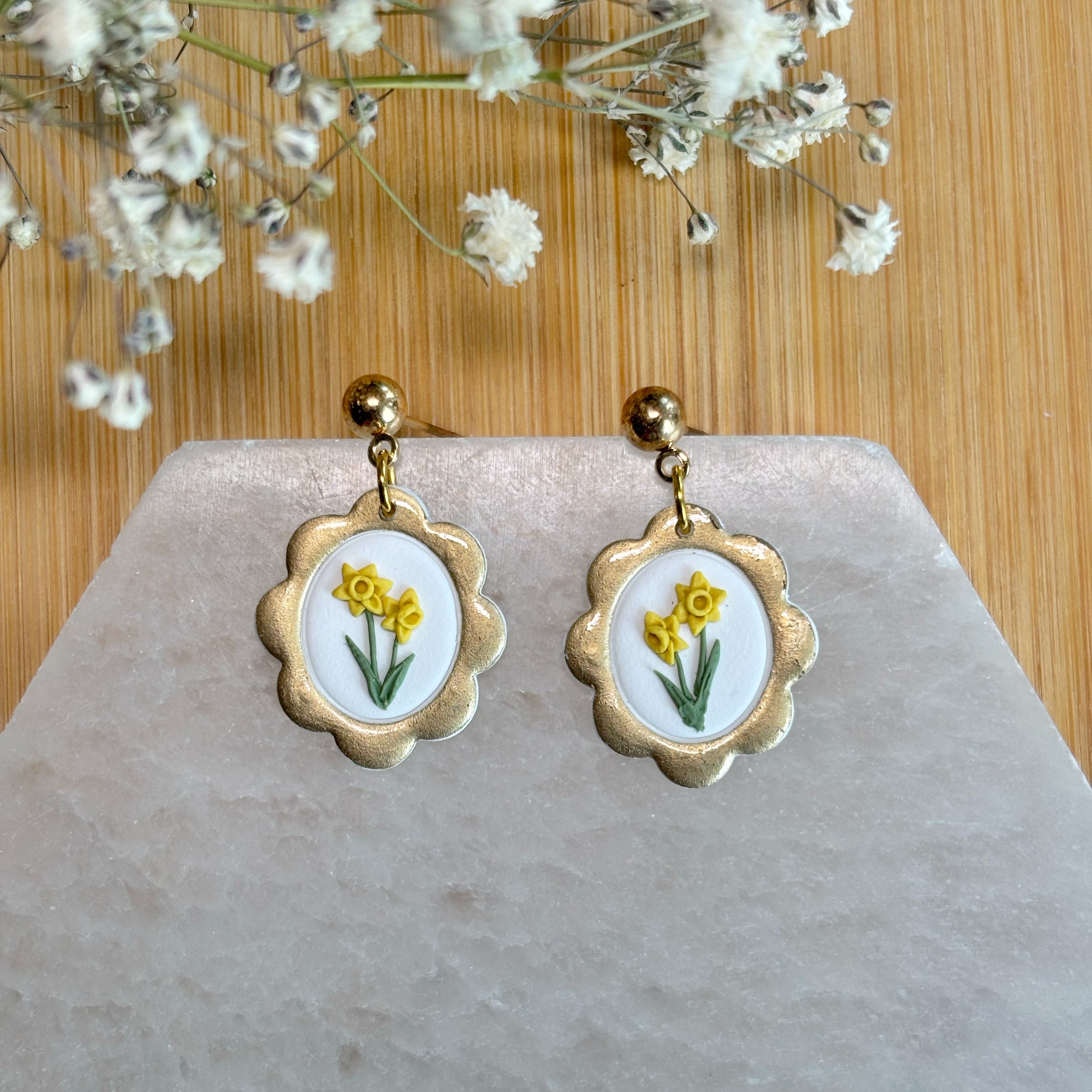 Birth Flower Dangles