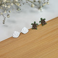 Turtle & Sea Shell Stud Duo