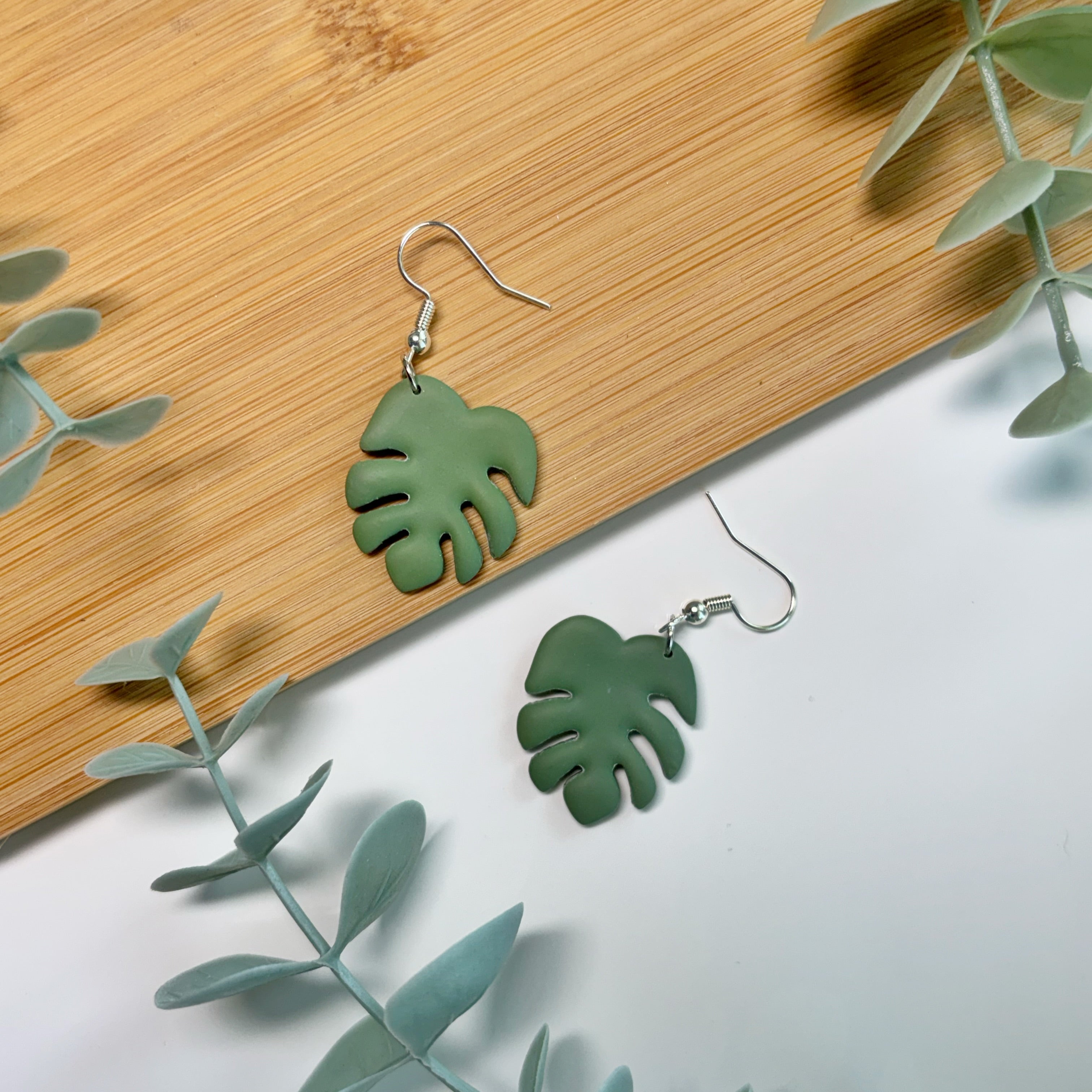Monstera Leaf Dangles
