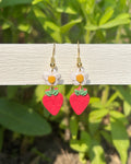 Strawberry Blossom Dangles