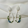 Small Open Floral Dangles