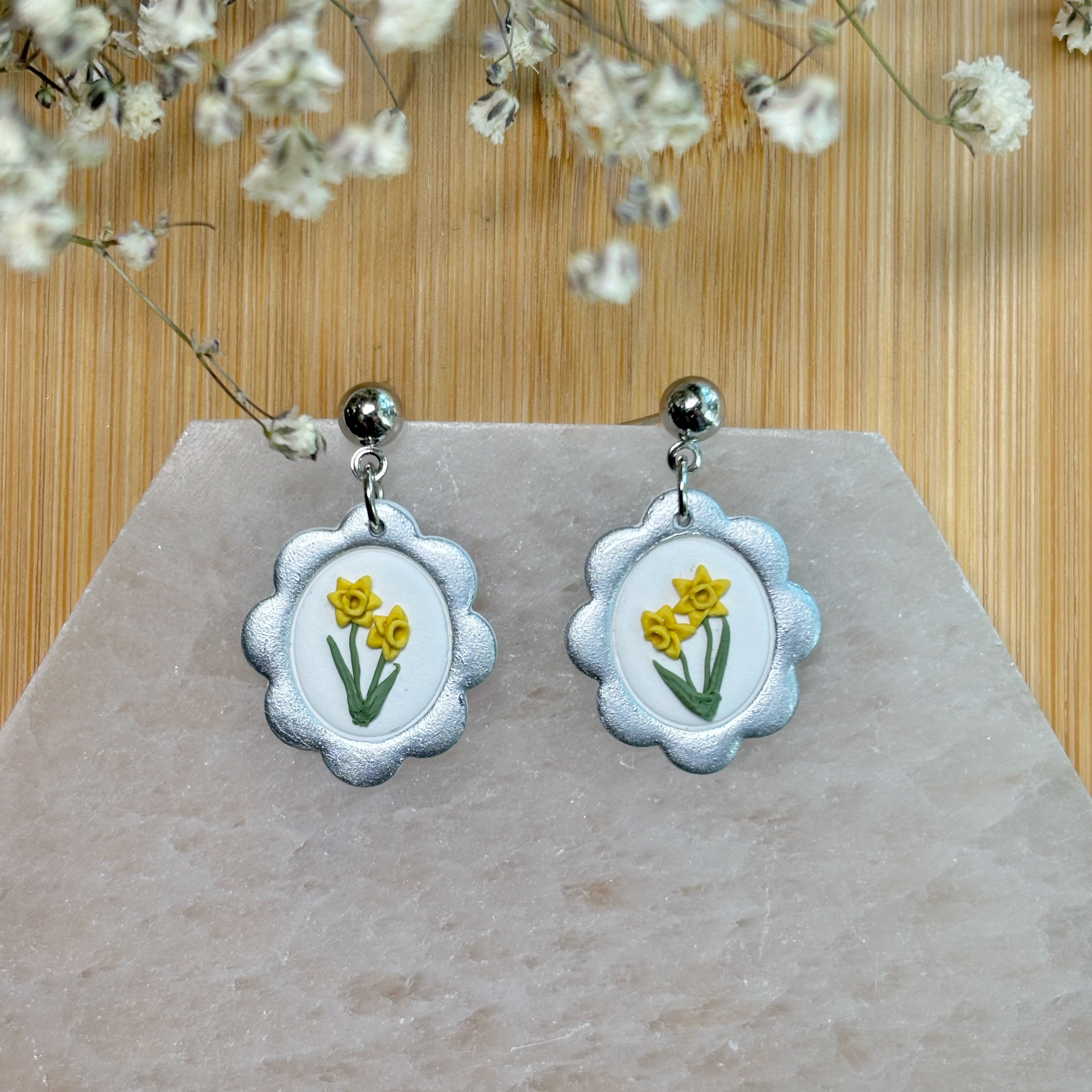 Birth Flower Dangles