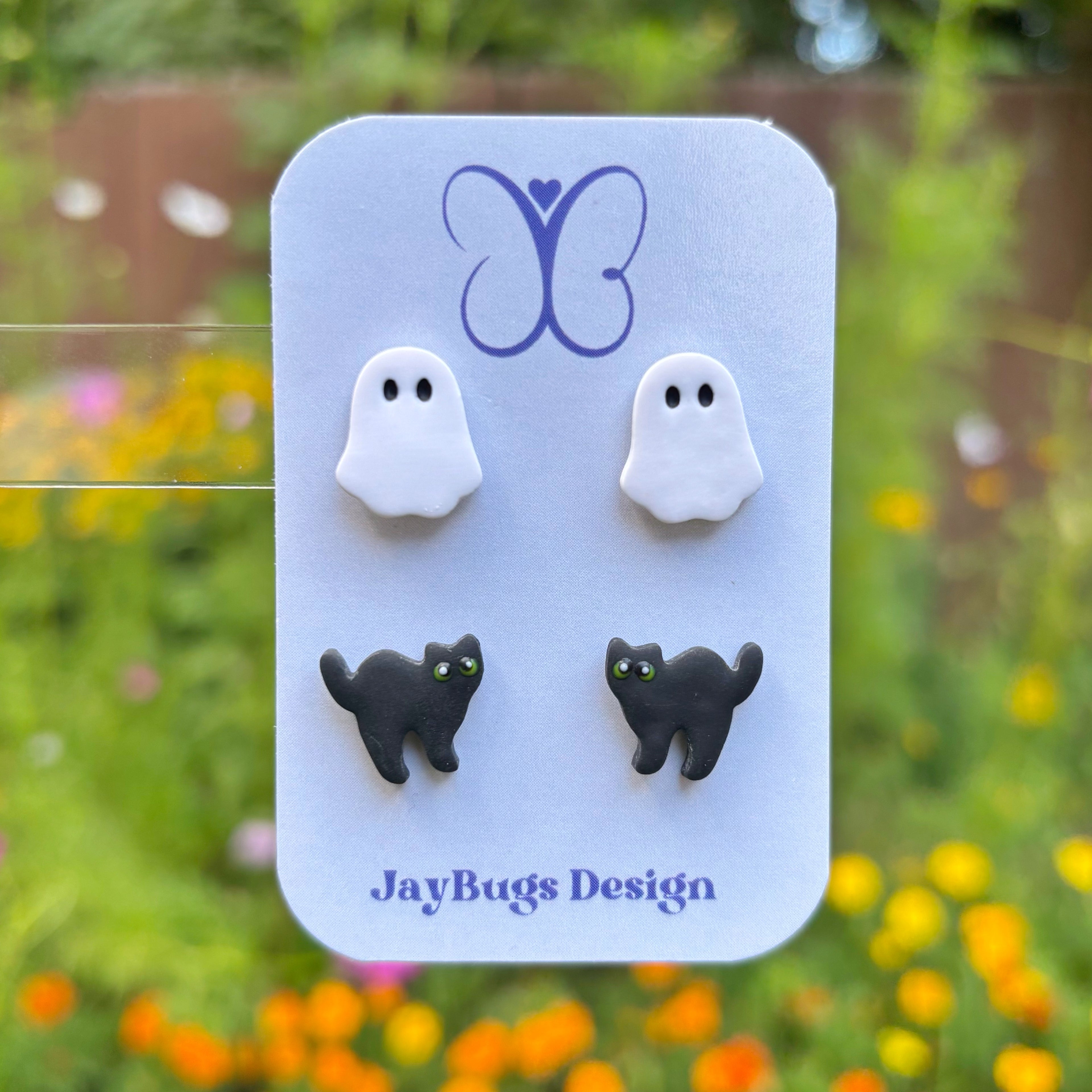 Ghost & Cat Stud Duo