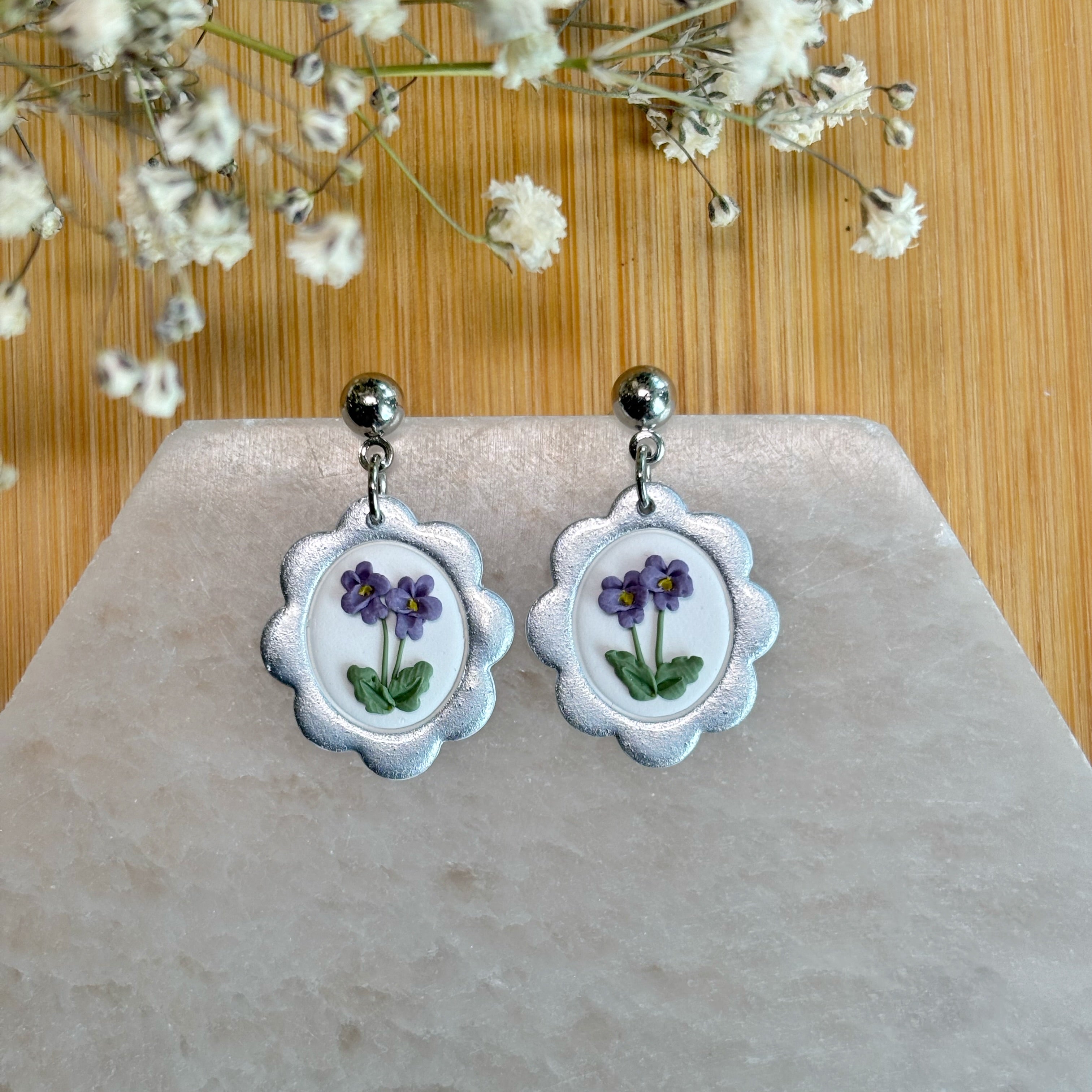 Birth Flower Dangles