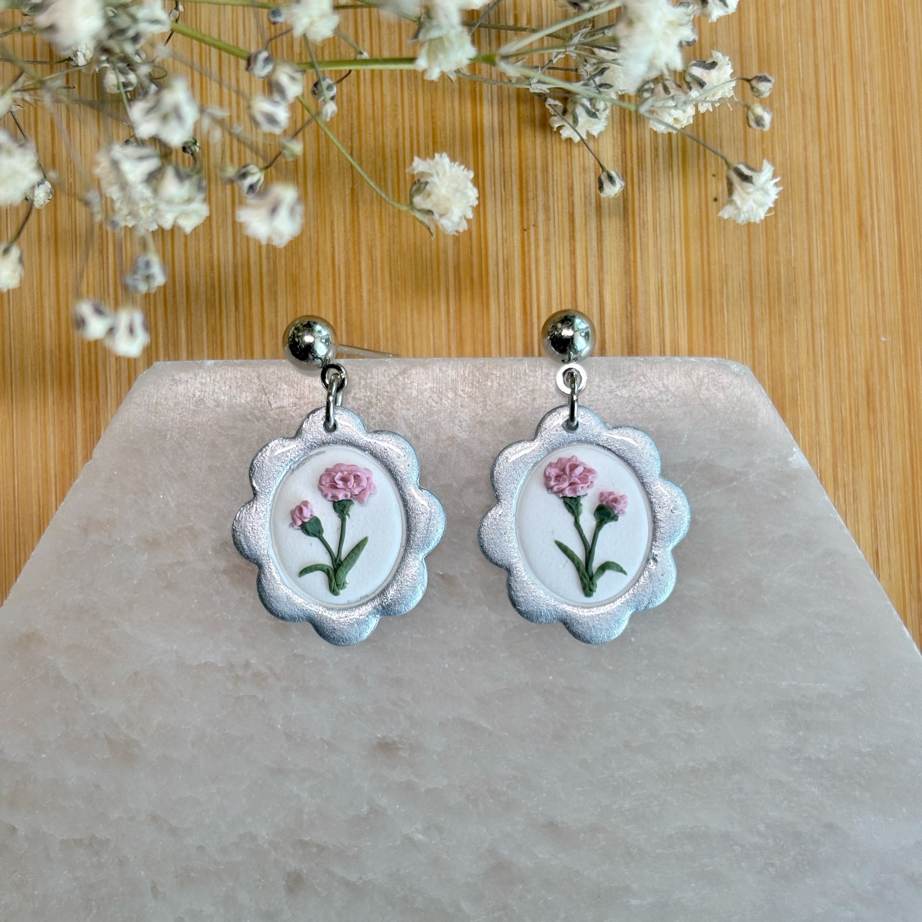 Birth Flower Dangles