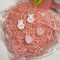 Bunny & Egg Stud Duo